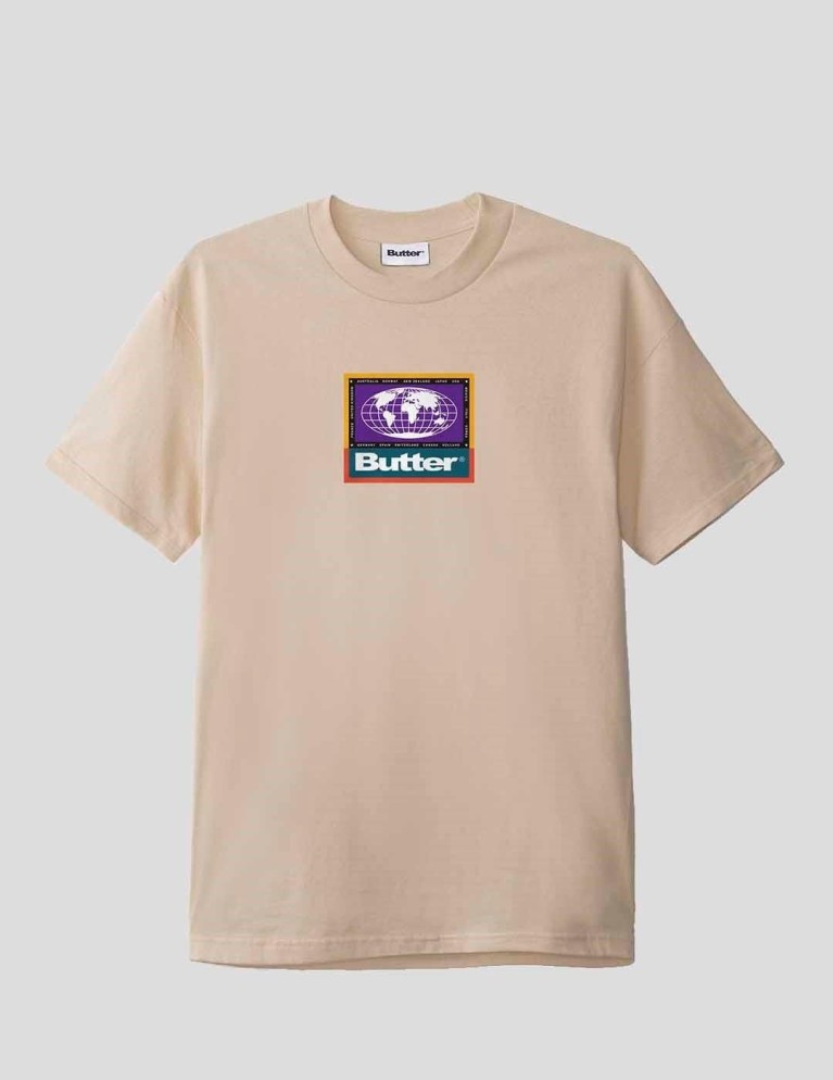 BUTTER GOODS trek tee sand
